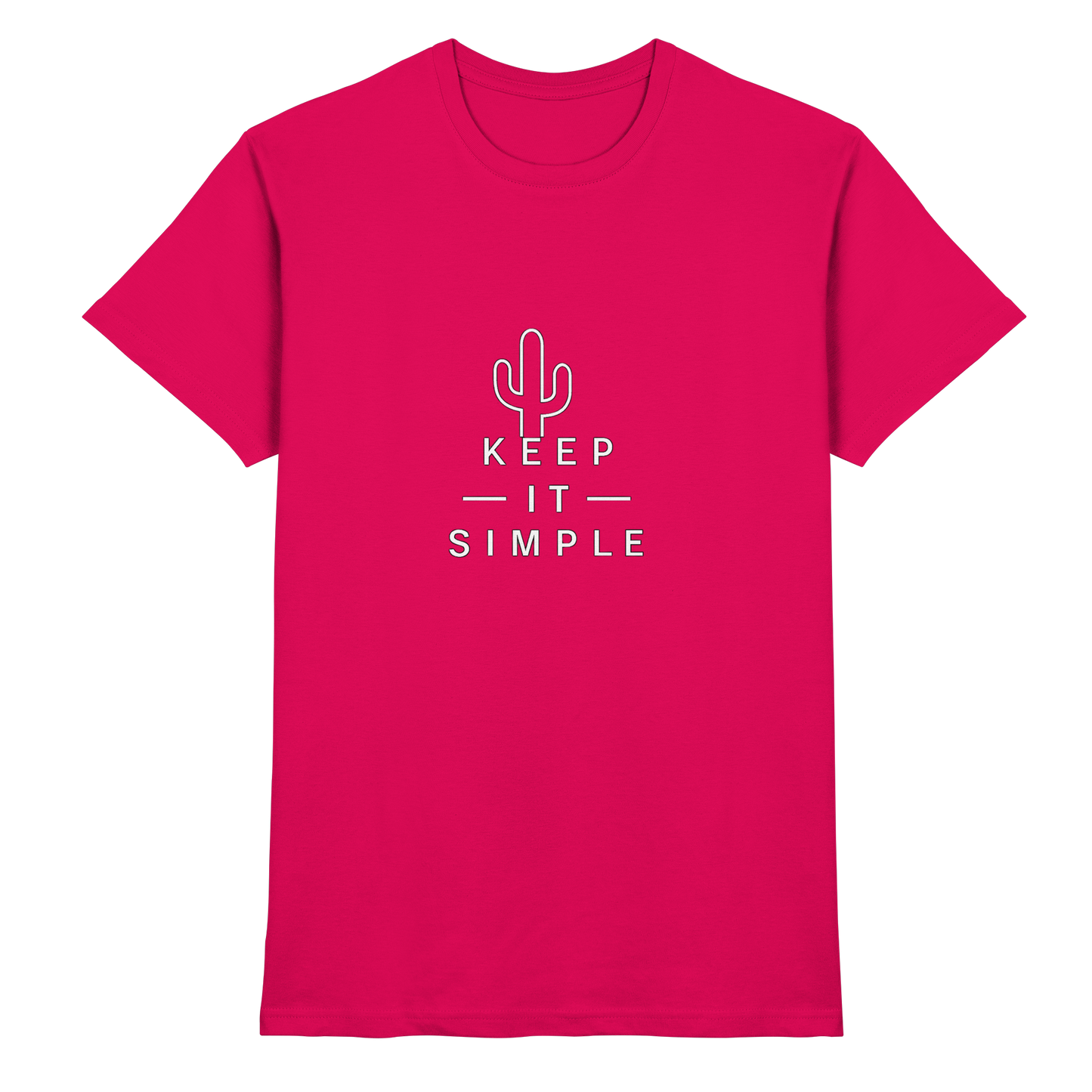 Keep it simple cactus T-shirt Herren - Premium Shirt