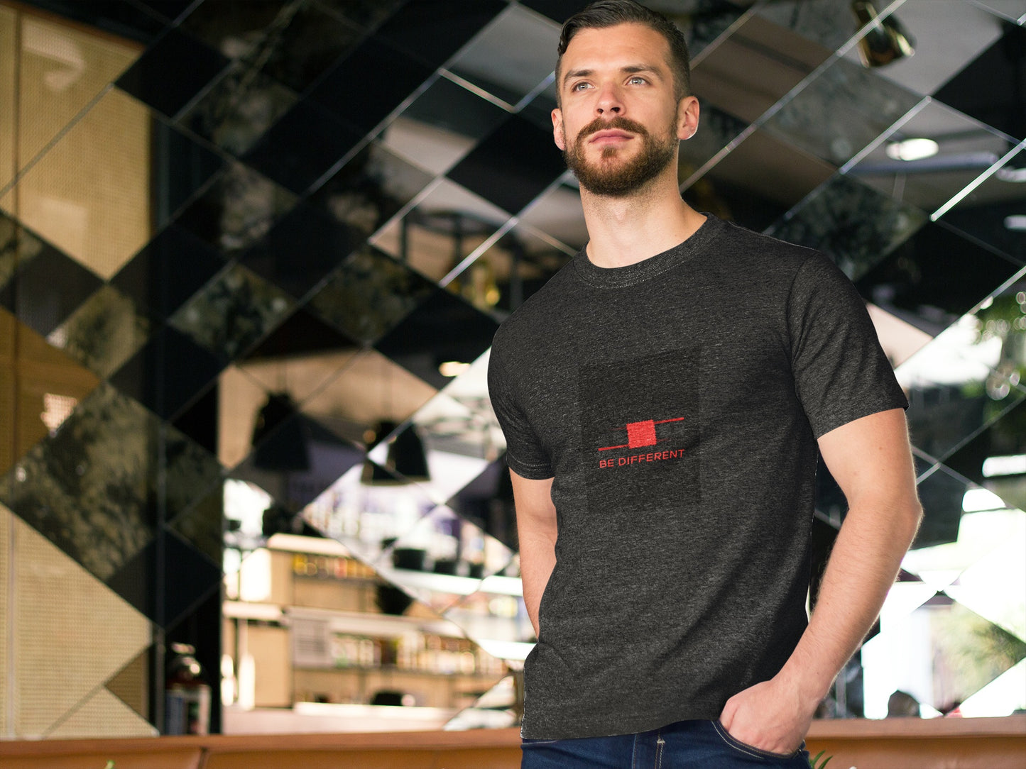 Be Different Tshirt Herren - Premium Shirt