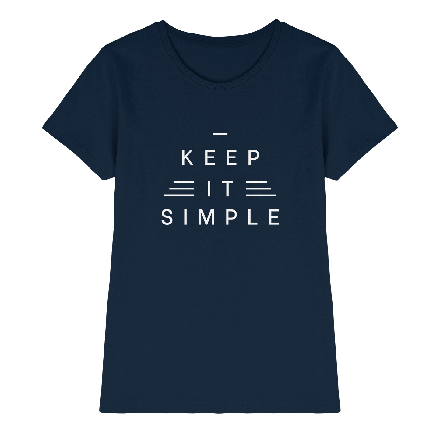 Keep it simple Ladies Premium Shirt