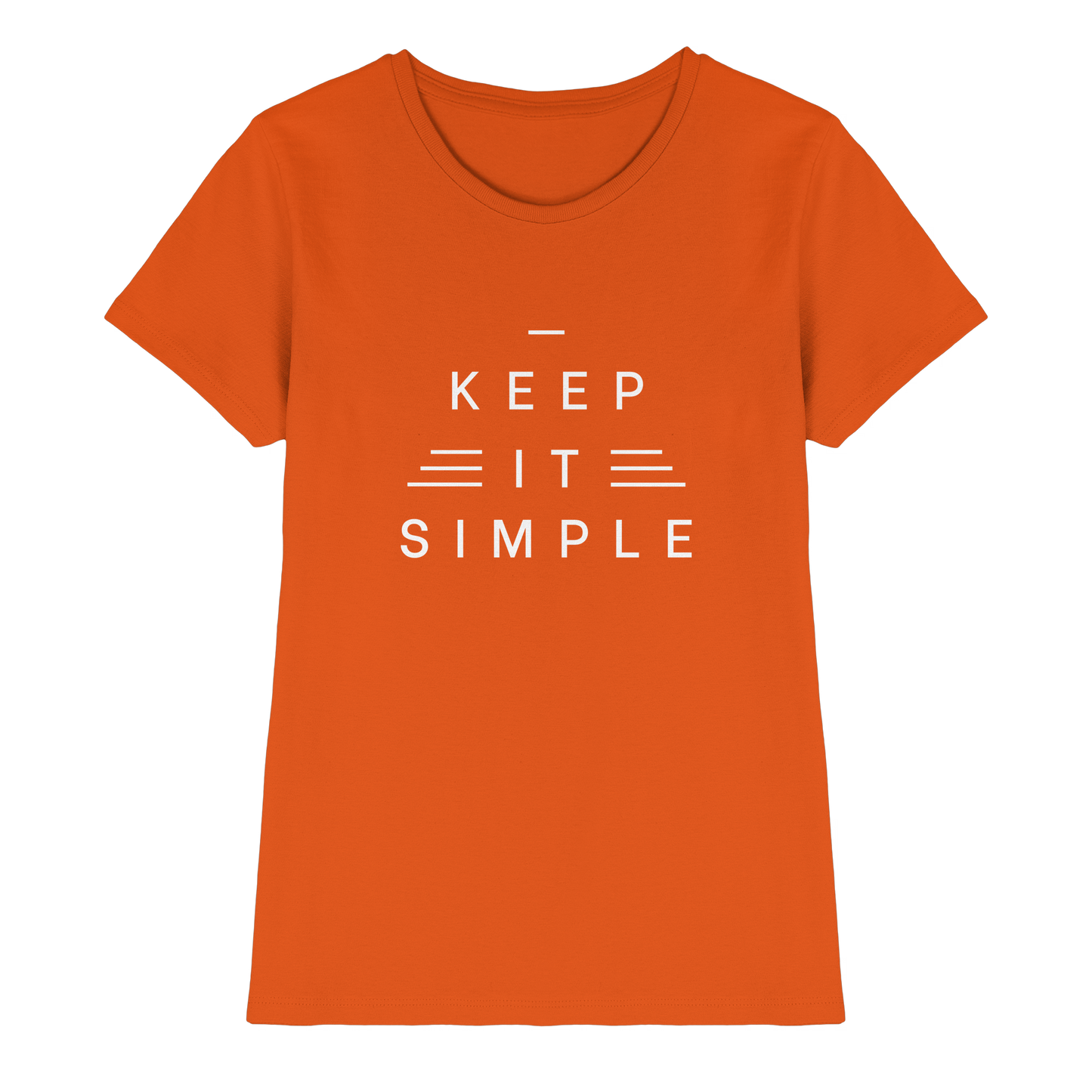 Keep it simple Ladies Premium Shirt