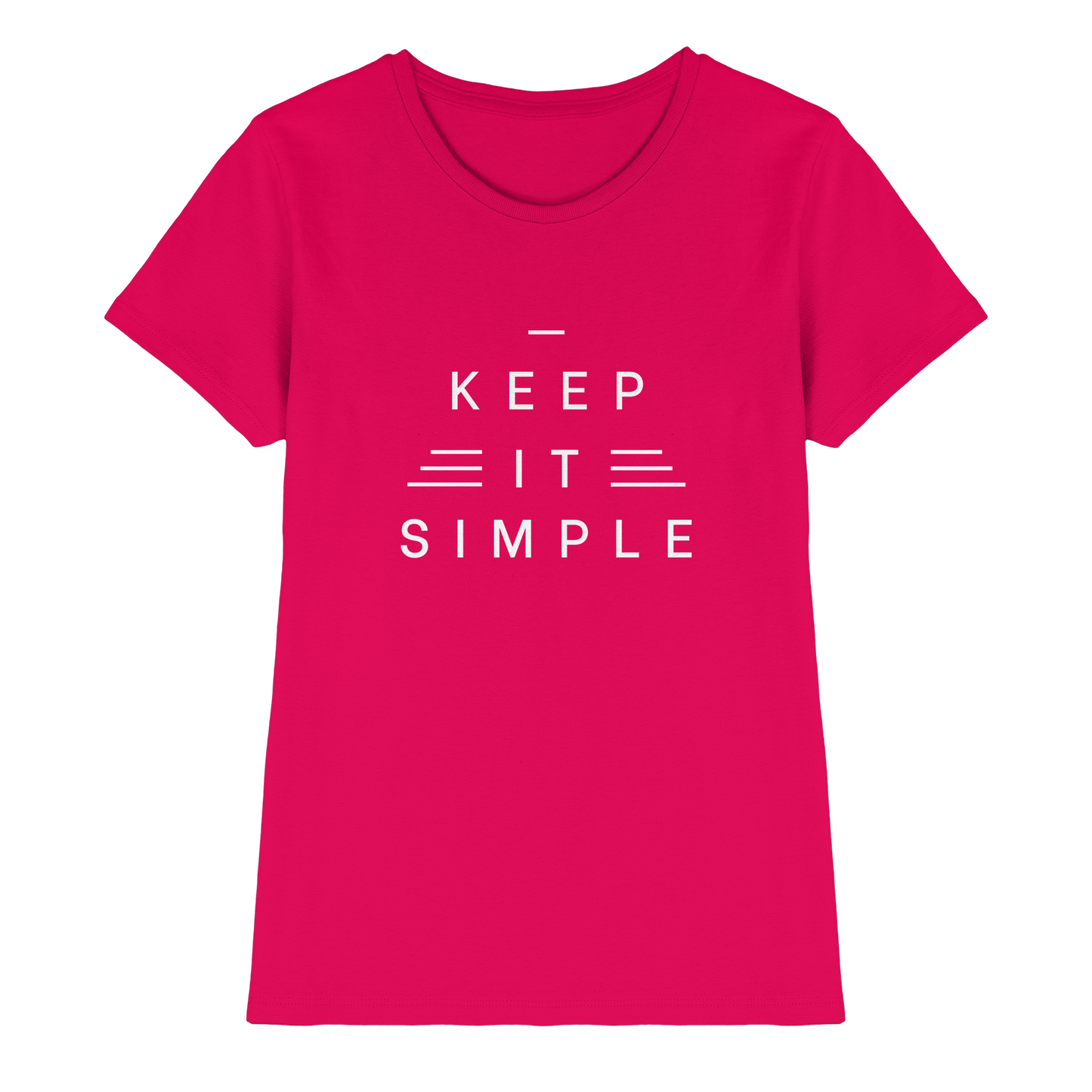 Keep it simple Ladies Premium Shirt
