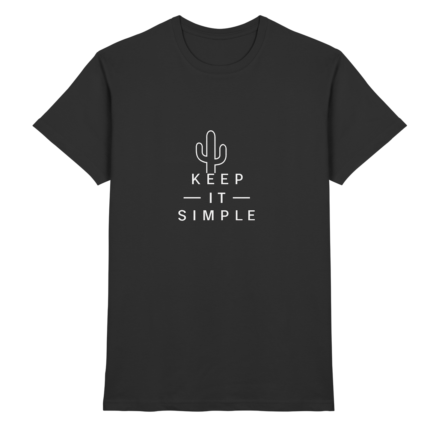 Keep it simple cactus T-shirt Herren - Premium Shirt