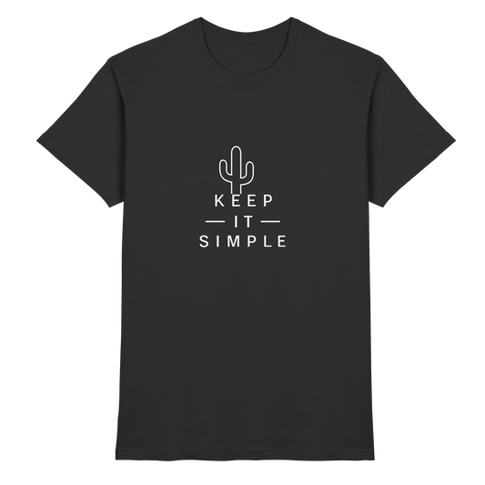 Keep it simple cactus T-shirt Herren - Premium Shirt