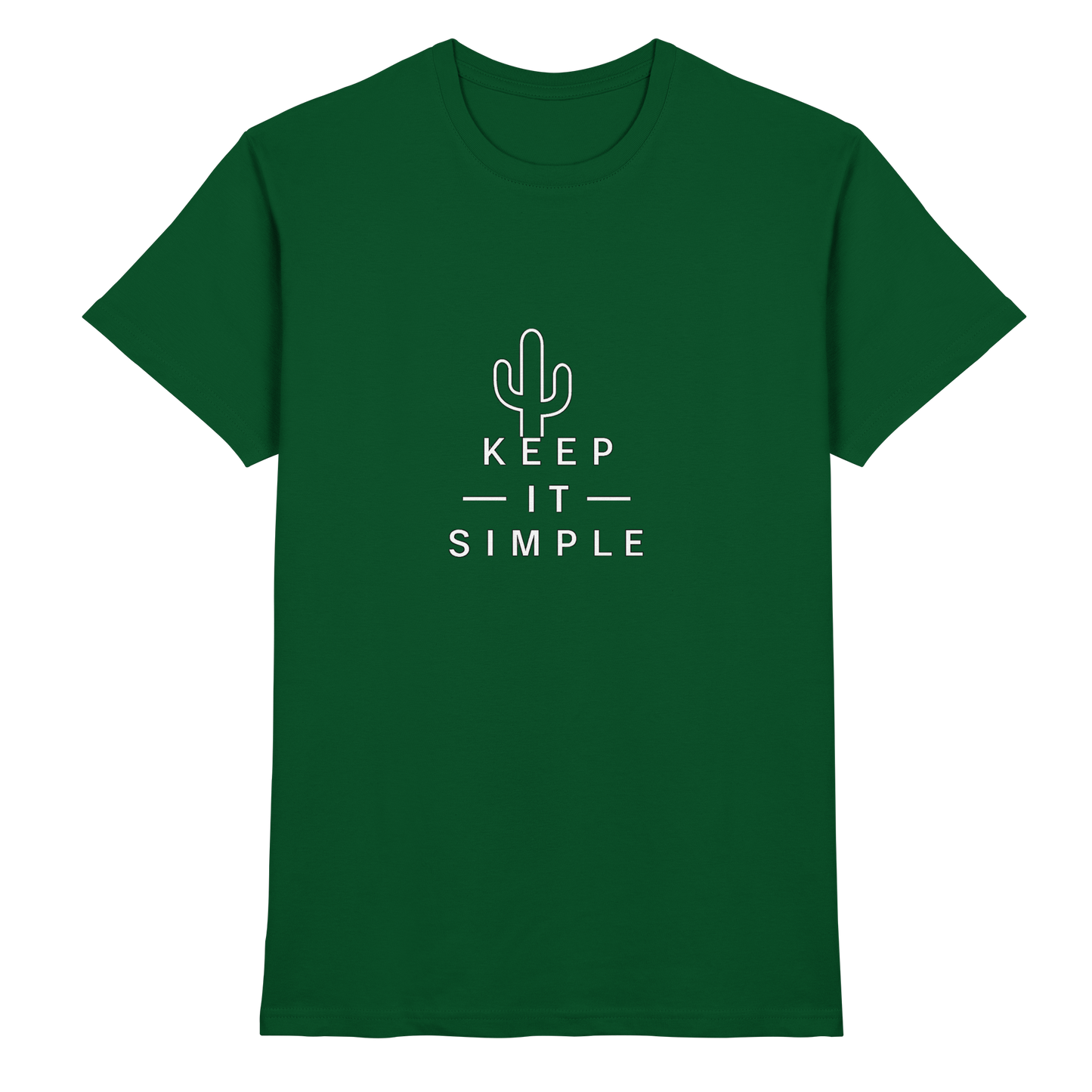 Keep it simple cactus T-shirt Herren - Premium Shirt