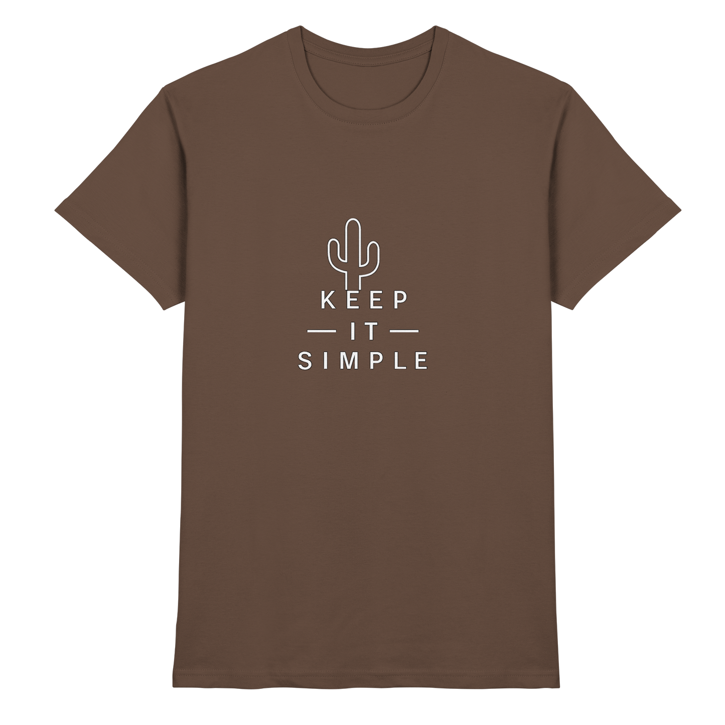 Keep it simple cactus T-shirt Herren - Premium Shirt