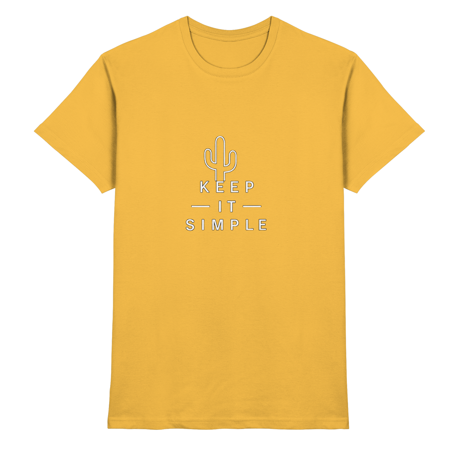 Keep it simple cactus T-shirt Herren - Premium Shirt