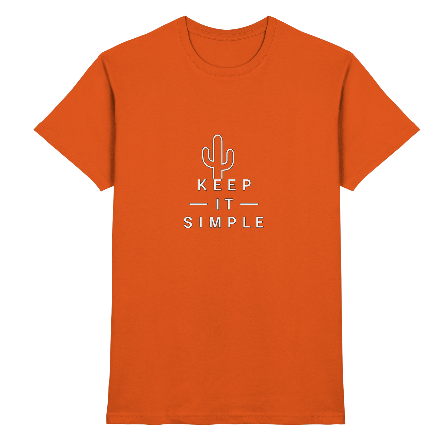 Keep it simple cactus T-shirt Herren - Premium Shirt