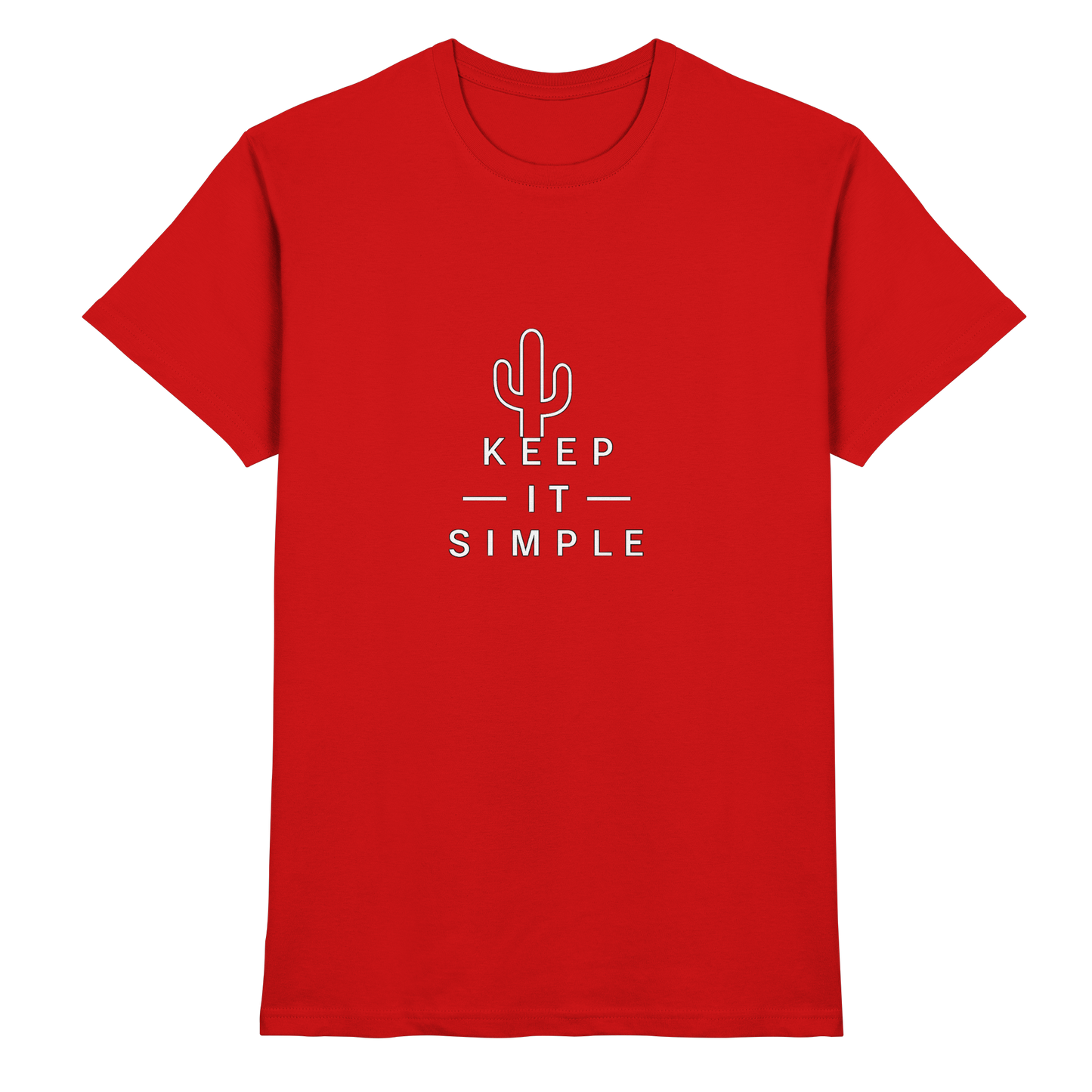 Keep it simple cactus T-shirt Herren - Premium Shirt