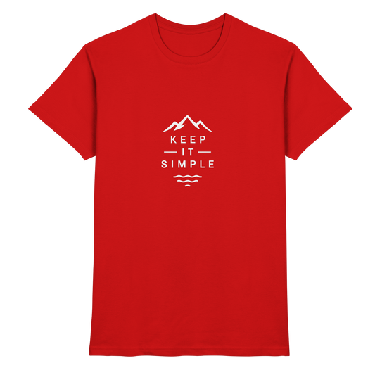 Keep it simple mountain - Premium Shirt