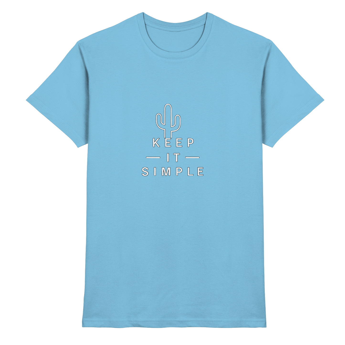Keep it simple cactus T-shirt Herren - Premium Shirt
