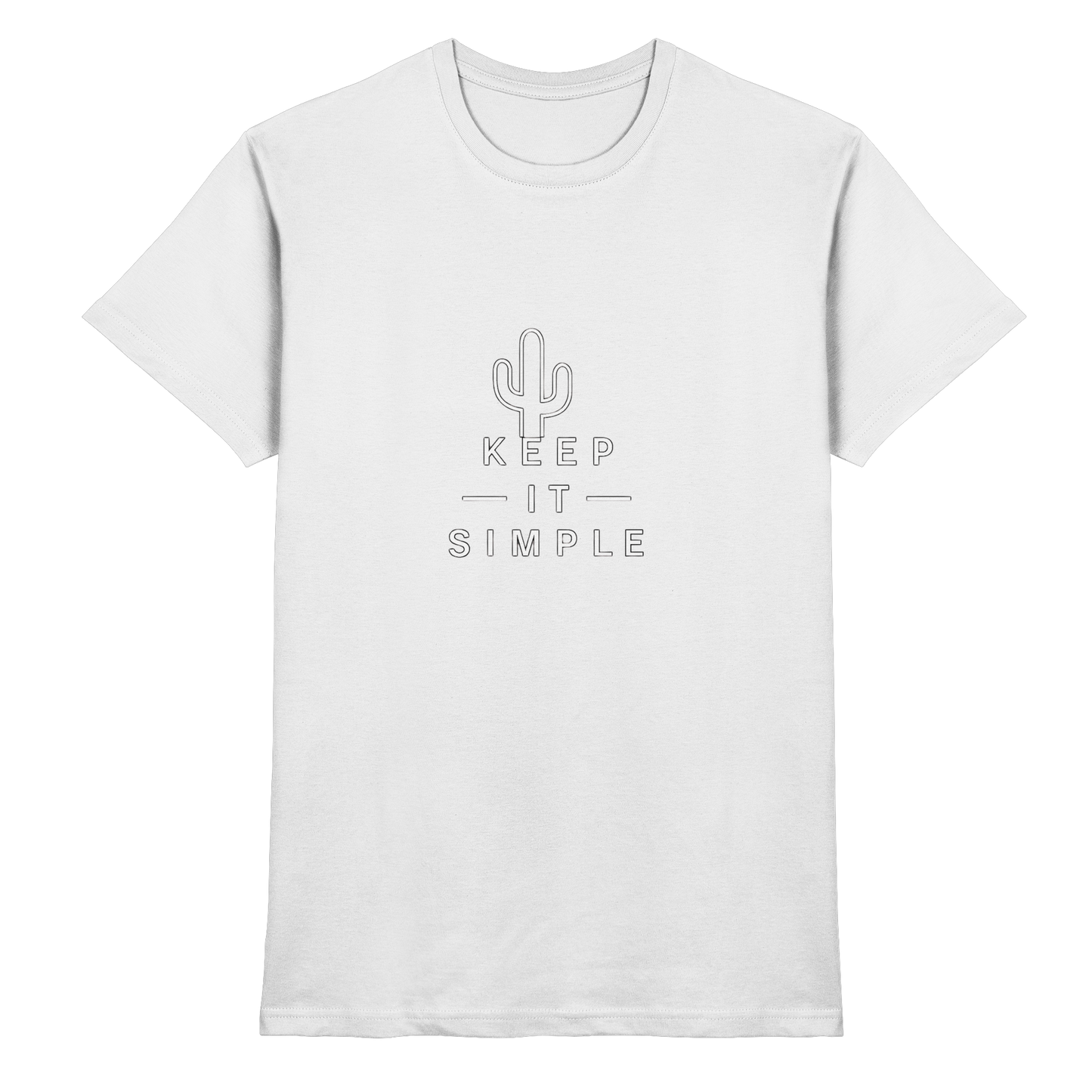 Keep it simple cactus T-shirt Herren - Premium Shirt