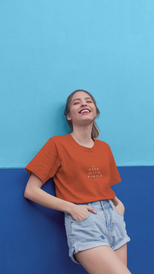 Keep it simple Ladies Premium Shirt